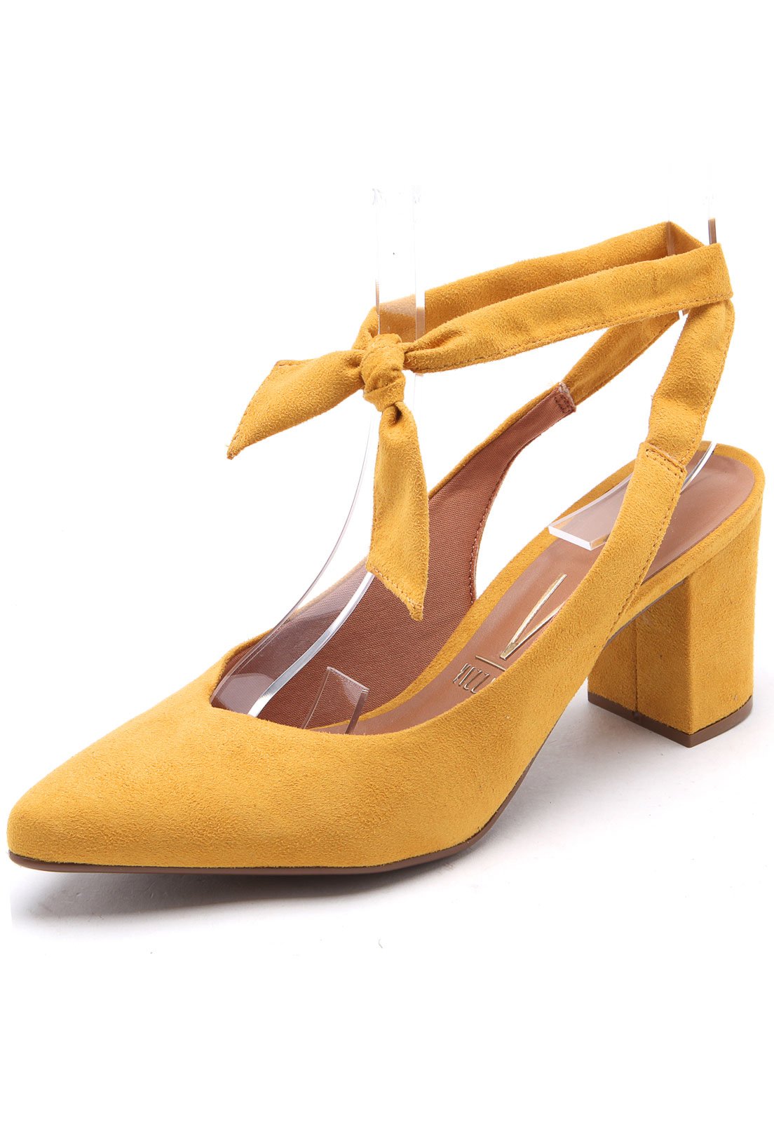 sapato amarelo vizzano