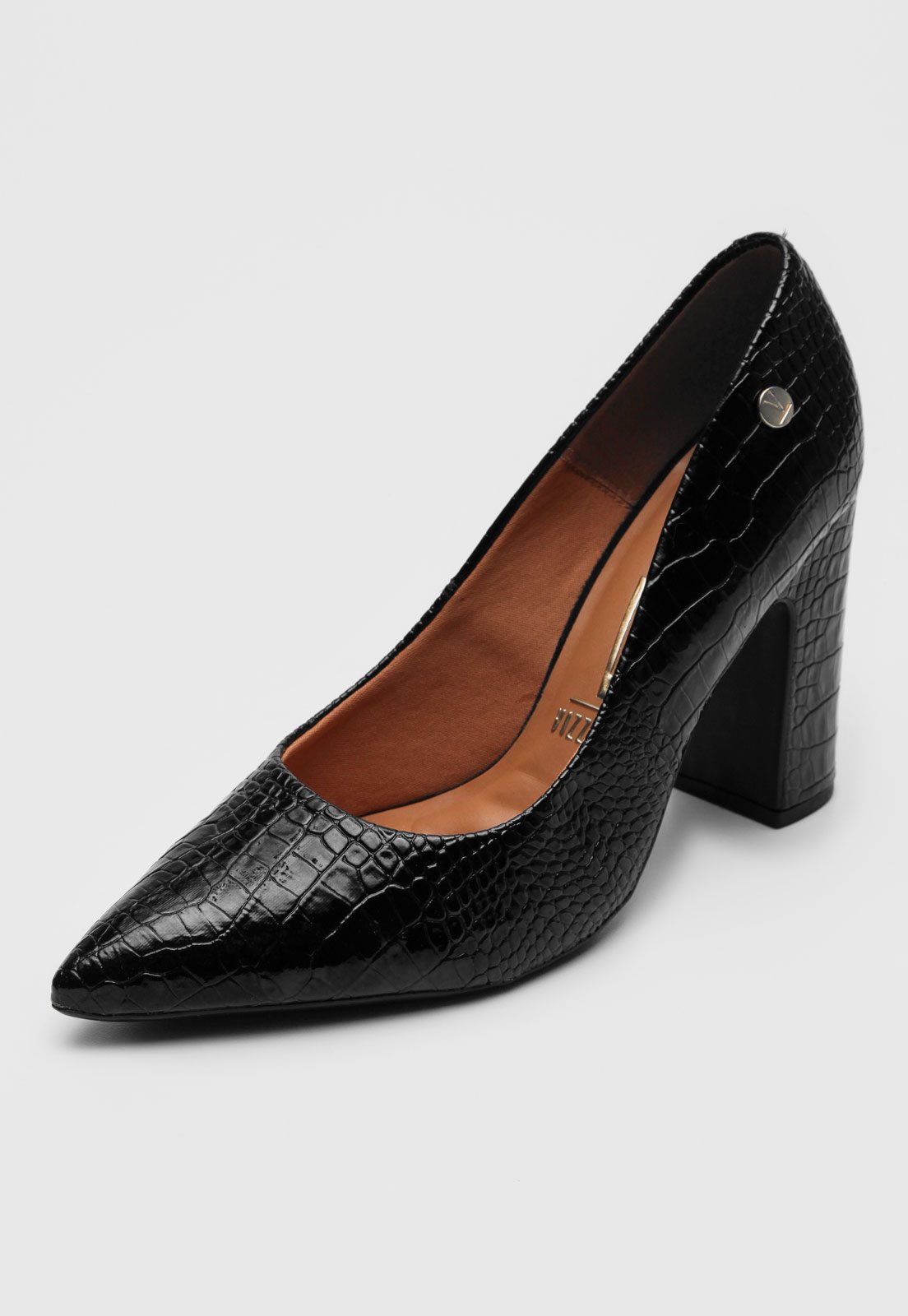 Scarpin croco sale vizzano