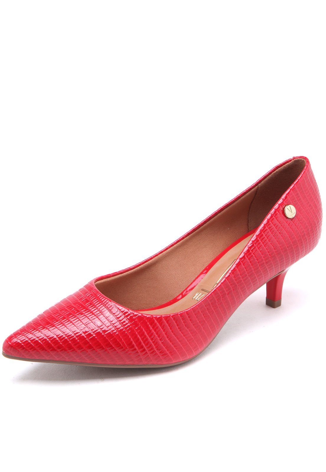 scarpin vizzano vermelho