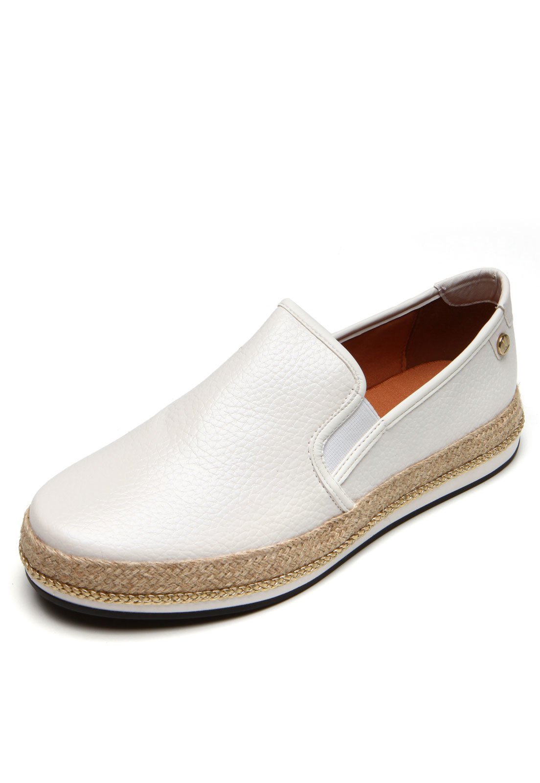 slip on branco vizzano