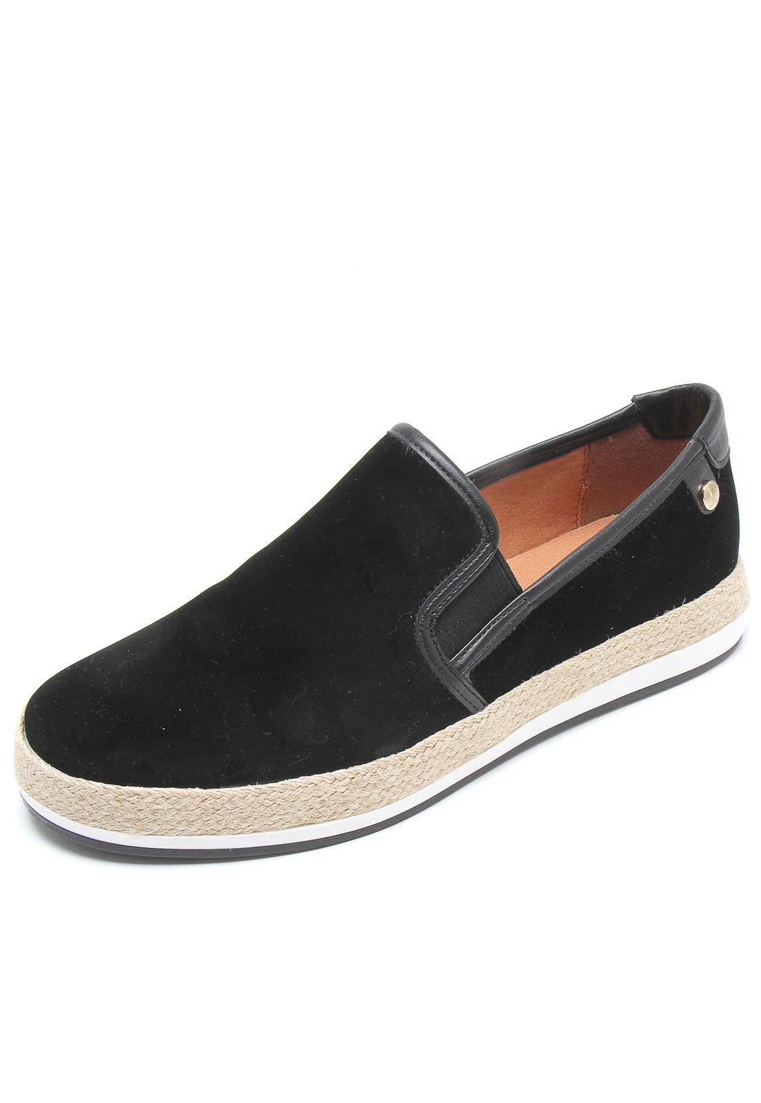 slip on vizzano recortes preto