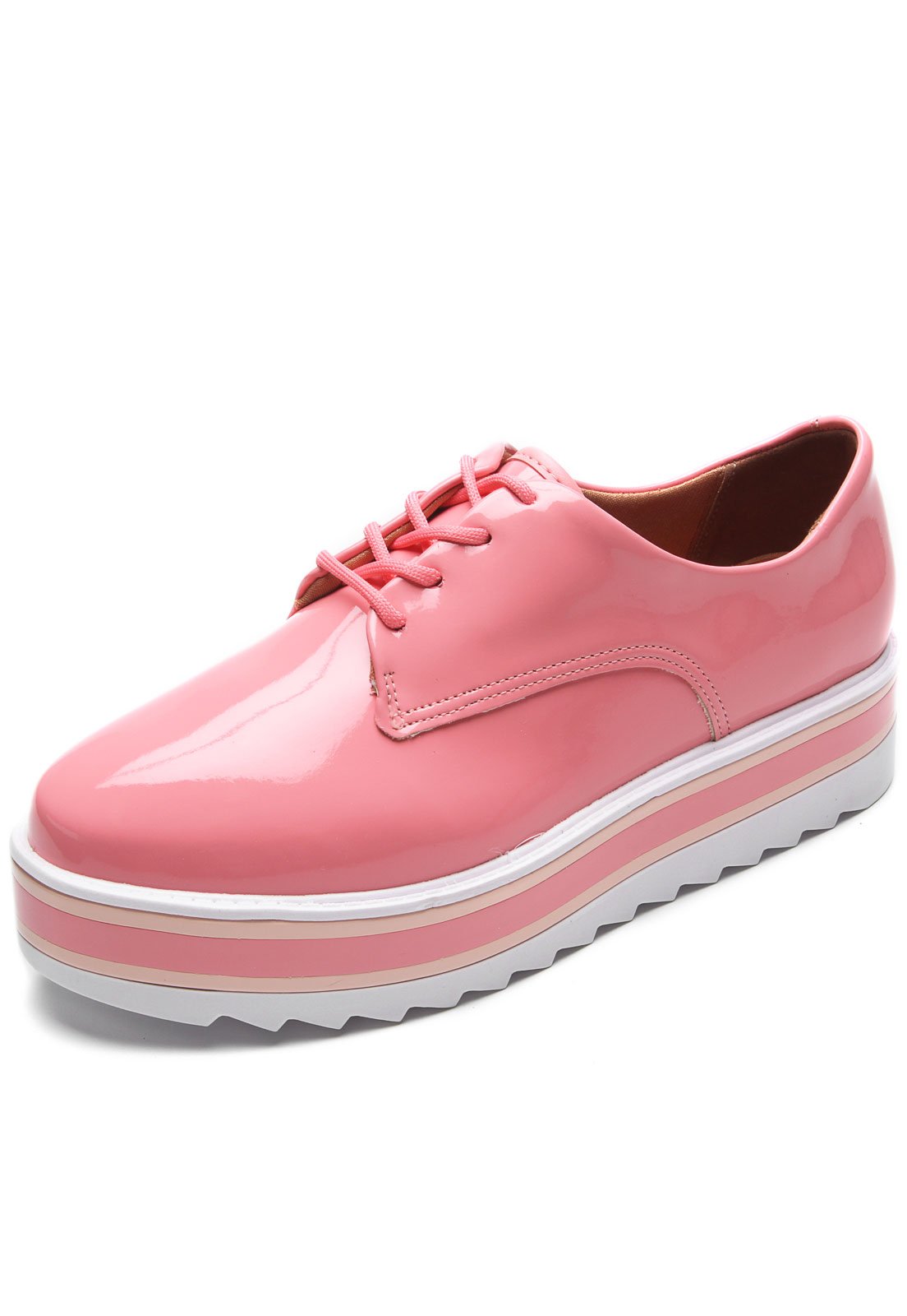 tenis vizzano rosa verniz