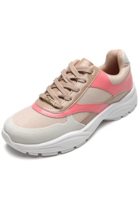 tênis vizzano chunky plataforma flatform metalizado feminino