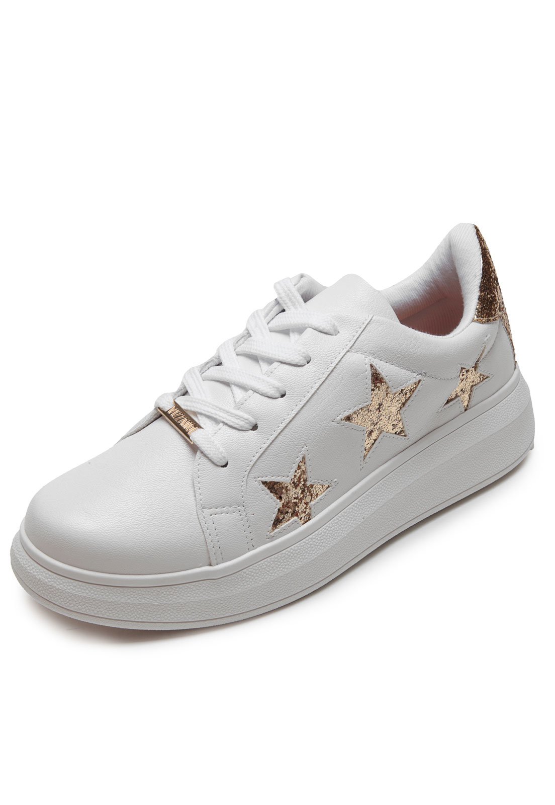 tenis vizzano branco com estrela