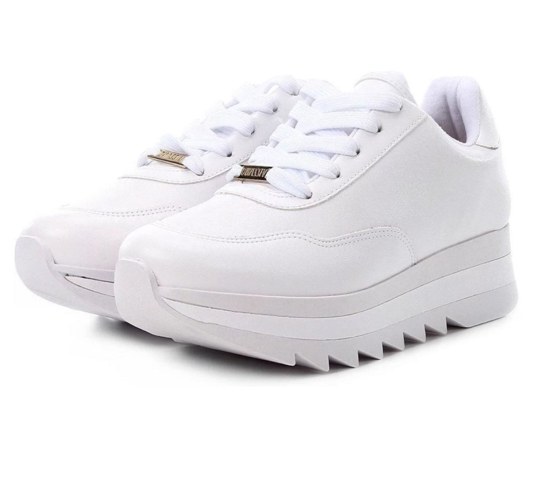 tênis vizzano plataforma branco