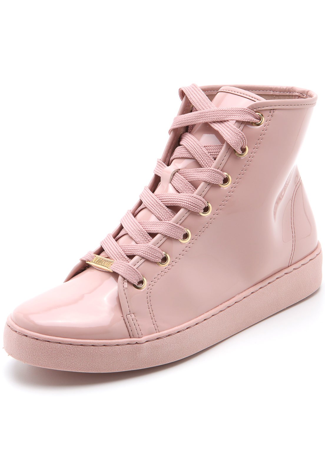 tenis vizzano verniz rosa