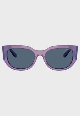Óculos de Sol Vogue Modelo Retangular Roxo