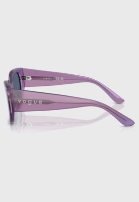 Óculos de Sol Vogue Modelo Retangular Roxo
