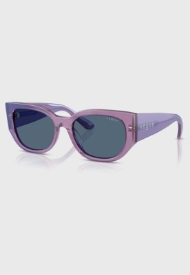 Óculos de Sol Vogue Modelo Retangular Roxo