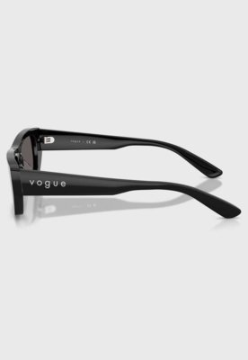Óculos de Sol Vogue Retangular Preto
