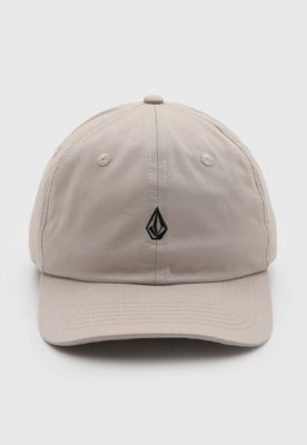 Boné Volcom Aba Curva Mini Mark Strapback Bege