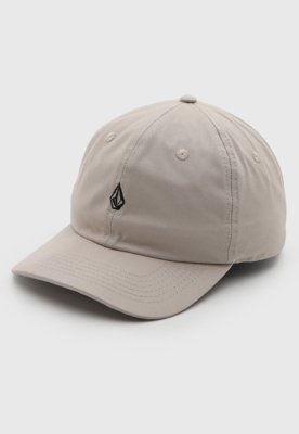 Boné Volcom Aba Curva Mini Mark Strapback Bege