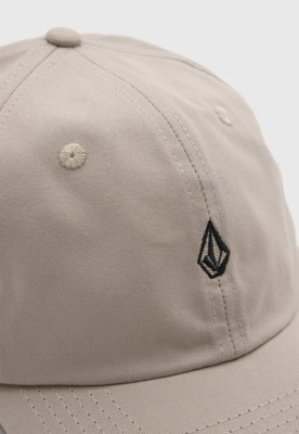 Boné Volcom Aba Curva Mini Mark Strapback Bege