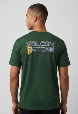 Camiseta Masculina Volcom Migrane Verde
