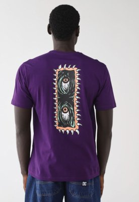 Camiseta Masculina Volcom Silk MC Eye Rust Roxa