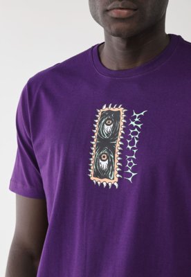 Camiseta Masculina Volcom Silk MC Eye Rust Roxa