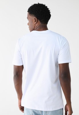 Camiseta Volcom Reta Logo Branca