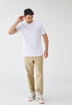 Camiseta Volcom Reta Mini Icon Branca