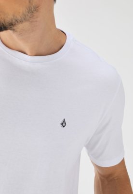 Camiseta Volcom Reta Mini Icon Branca