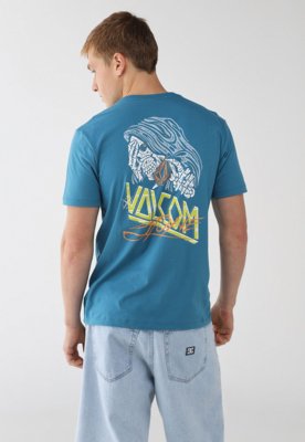 Camiseta Volcom Silk Dropped Azul
