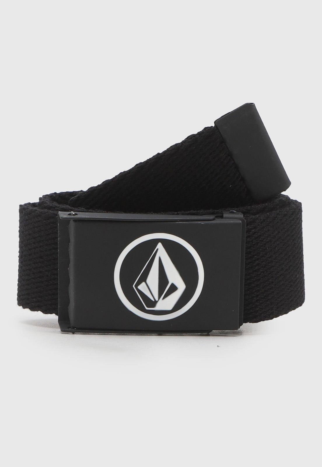 Ceinture Volcom Circle - Noire, En Polyester, Taille Unique, Neuf Avec Étiquettes