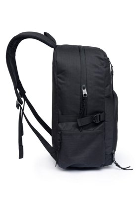 Kit Mochila Universitária Resistente Garrafa Rosa Aço Inox 1L Volcom