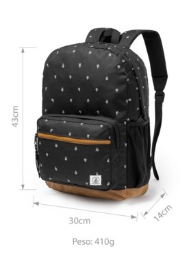 Mochila Volcom Bolsa Universitária Escolar Notebook