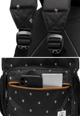 Mochila Volcom Bolsa Universitária Escolar Notebook