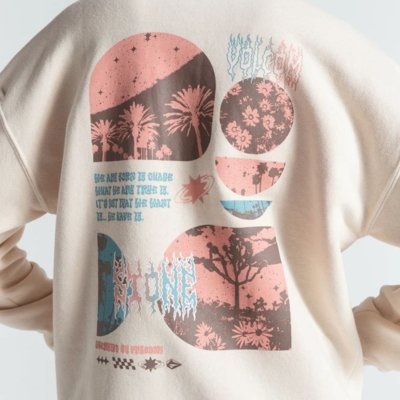 Moletom Feminino Volcom Day Tripper - OFF WHITE