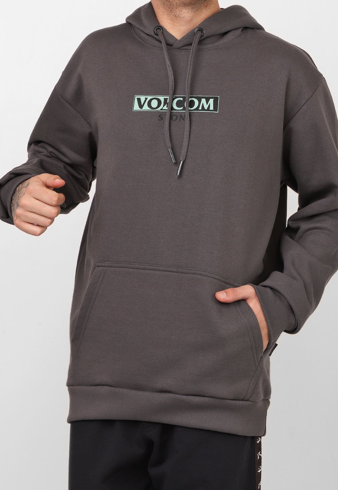 volcom snowboard moletom com capuz