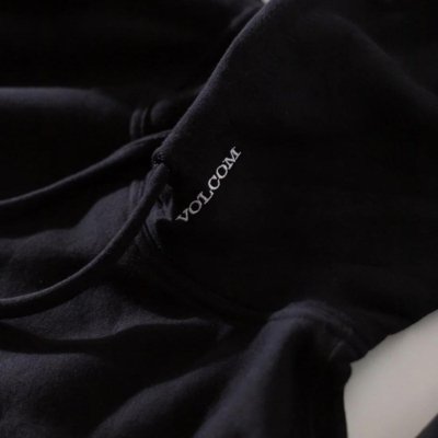 Moletom Volcom Canguru Single Stone Preto Plus Size