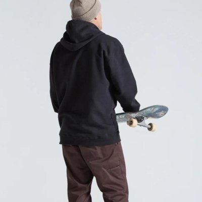 Moletom Volcom Canguru Single Stone Preto Plus Size