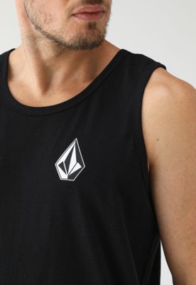 Regata Volcom Reta Logo Preta