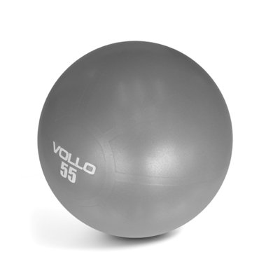 Bola Pilates Gym Ball Com Bomba 55cm VP1034 Vollo Cinza Menor preço em Bola Pilates Gym Ball Com Bomba 55cm VP1034 Vollo Cinza