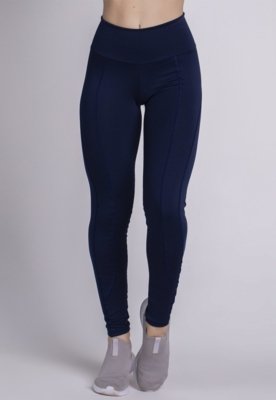 Calça Legging WLS Modas Montaria Lisa Azul Marinho
