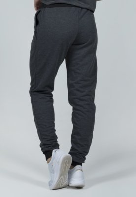 Calça Unissex WLS Modas Inverno Casual Moletom Chumbo