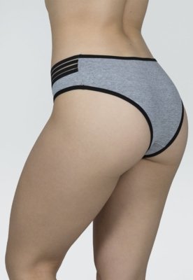 Calcinha Lingerie WLS Modas com Elástico Multicolorido