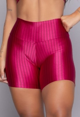 Short New Zig Wls Modas Compressão 3D Fitness Ikat Rosa