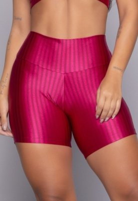 Short New Zig Wls Modas Compressão 3D Fitness Ikat Rosa
