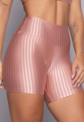 Short New Zig Wls Modas Compressão 3D Fitness Ikat Rosa Claro