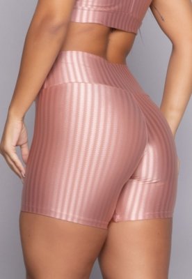 Short New Zig Wls Modas Compressão 3D Fitness Ikat Rosa Claro