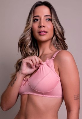 Soutien WLS Modas Reforçado de Amamentação Rosa
