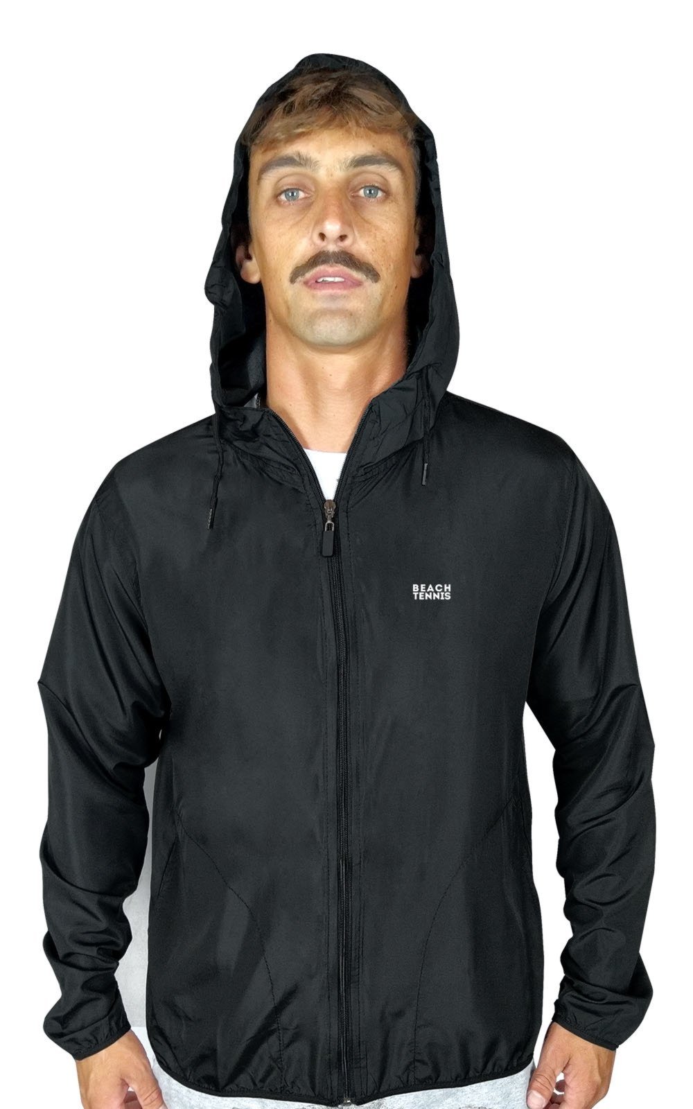 Jaqueta Corta Vento WSS Windbreaker Masculina - Preto