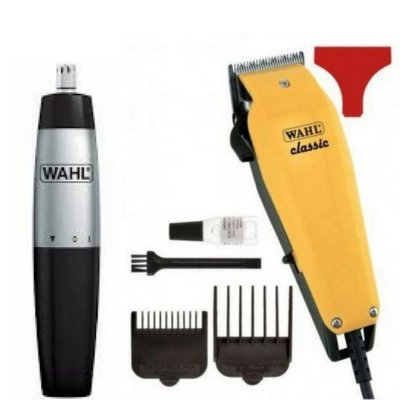 Kit Máquina Profissional Classic 220V Barba Cabelo Nariz Wahl Ref:005 Menor preço em Kit Máquina Profissional Classic 220V Barba Cabelo Nariz Wahl Ref:005
