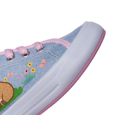 Tênis Infantil Winipeg Capivaras Azul Claro/Rosa