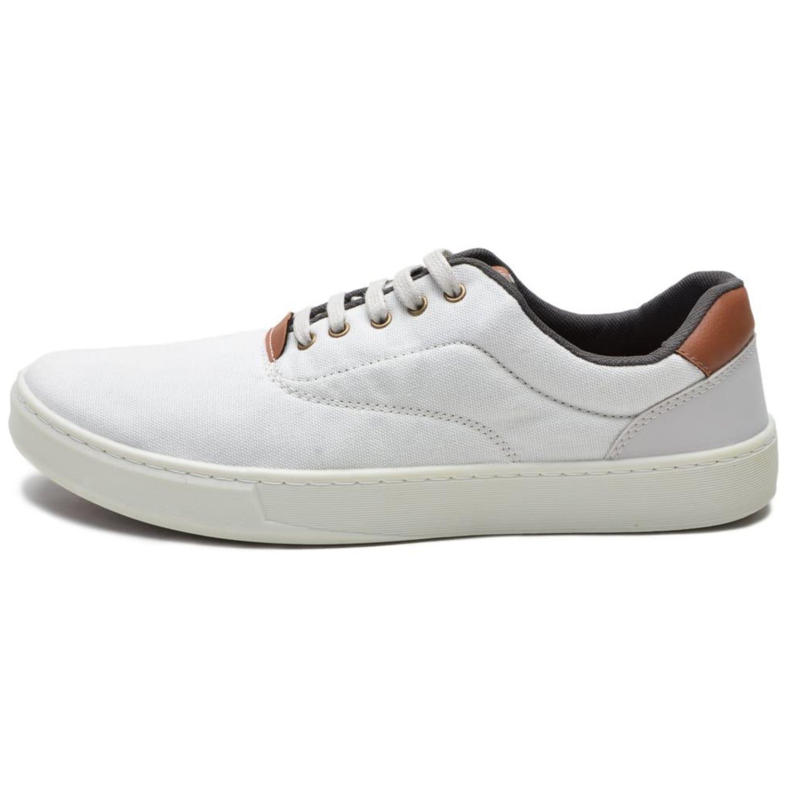 Casual Tênis DAFITI SHOES Cano Curto Branco - Compre Agora