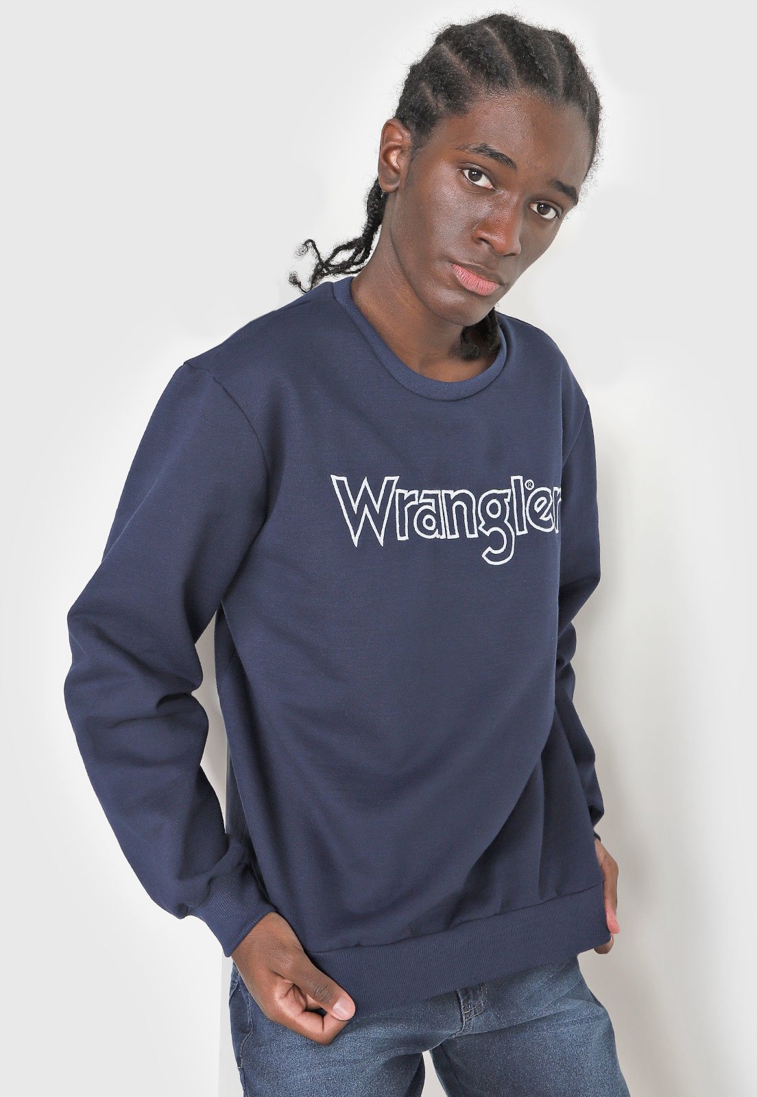 blusa de moletom wrangler