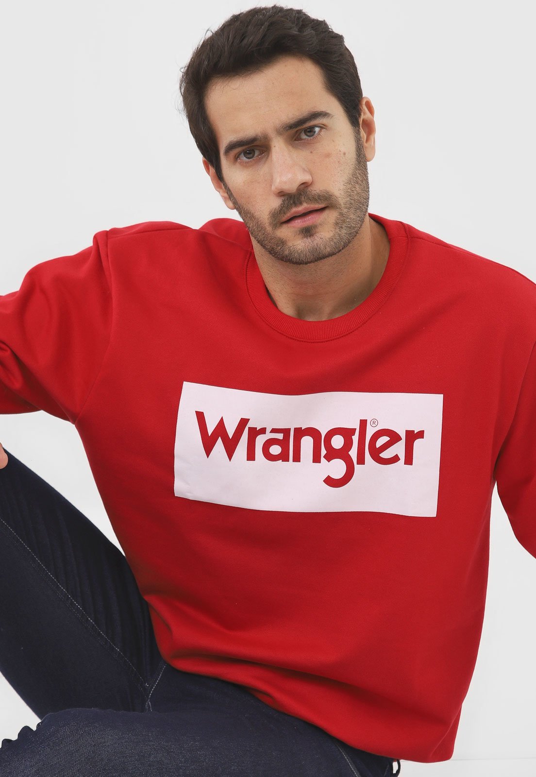 blusa de moletom wrangler