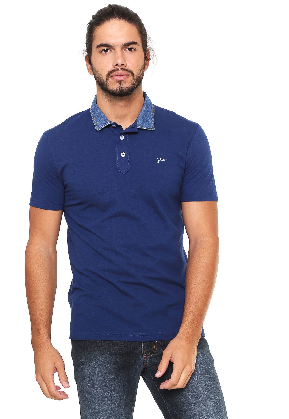 camisa polo jeans