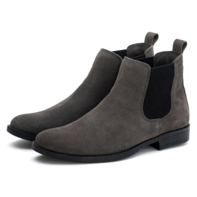 Bota chelsea sale cinza masculina